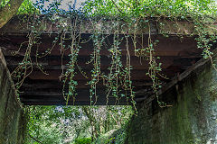 
Tondu Ironworks Incline from the GWR sidings to the coke ovens, September 2020