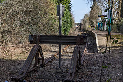 
The end of the line, Cardiff Railway, Coryton, March 2015