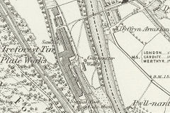 Treforest Tinplate Works, 1872, © Crown Copyright reserved