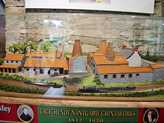 
Model of Nantgarw China Works as it was, August 2021