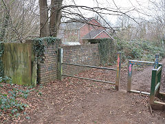 Ty Rhiw bridge, Barry Railway, Taffs Well, February 2025