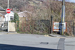 Treforest Station gates I think, the pillars were cast by 'Bayliss Ltd, Wolverhampton', ST 0820 8905, March 2018