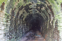 The Taff Vale Extension Railway tunnel at Cefn Glas, going through to the Cynon Valley, October 2016