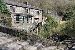 
The Chain Works lock on the Glamorganshire Canal, Pontypridd, April 2017