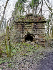 
Cwm Pit chimney base, Rhyd-y-car, January 2019