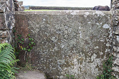 
A stone stile dated 1860 above Ynysybwl, July 2017