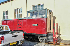 
Seda Peat Railway, Latvia TU7 '1698' built by 'Kambarka Co', Russia in 1981, regauged from 762mm to 2ft at Pant works, March 2020