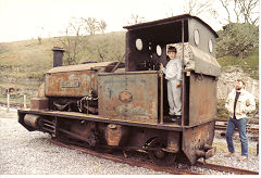 
Brecon Mountain Railway, 'Santa Ana', Hudswell Clarke 640 of 1903, May 1985