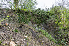 
Stonework near the site of Cyfarthfa brickworks, May 2017