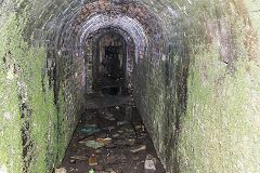 
Cyfarthfa furnaces, The tunnels behind the furnaces, August 2017