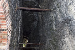 
Cyfarthfa furnaces, The tunnels behind the furnaces, August 2017