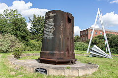 Ivor Works ingot mould, Dowlais, August 2019