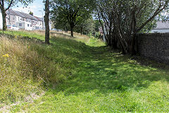 
Ivor Works railway from Cae Harris, Dowlais, August 2019