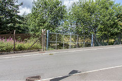 
Ivor Works railway from Cae Harris, Dowlais, August 2019