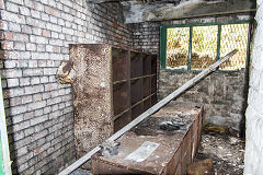 
Ffynnonau Duon Colliery storage bins, September 2015