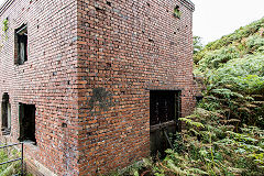 
Ffynnonau Duon Colliery, Rear of main buildings, September 2015