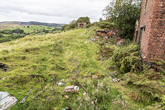 
Ffynnonau Duon Colliery, Downcast level to haulage engine,September 2015