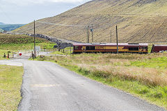 
Cwm Bargoed Station with 66090 on a Scunthorpe-bound coal train, June 2019