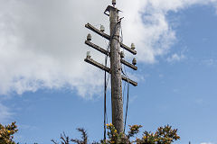 
'We're not takng calls today' at Cwm Bargoed Station, June 2019