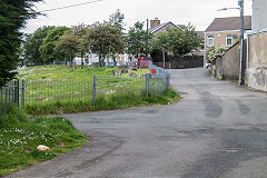 
Ivor Works railway from Cae Harris, Dowlais, June 2019