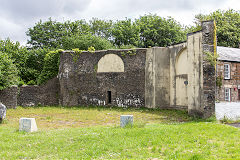 
The remains of Cyfarthfa Chapel originally built for workers by Richard Crawshay at Georgetown, Merthyr Tydvil, June 2019