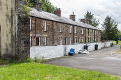 
Chapel Row, early nineteenth century, two storey, stone rubble houses, each with two window bays and centre door., June 2019