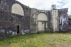 
The remains of Cyfarthfa Chapel originally built for workers by Richard Crawshay at Georgetown, Merthyr Tydvil, June 2019