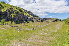 
Morlais Castle Quarries, The Eastern quarries, June 2014