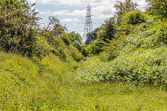 
Pant Quarries, The railway to Dowlais, June 2014