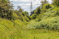 
Pant Quarries, The railway to Dowlais, June 2014