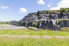 
Morlais Castle Quarries, the second Western quarry, June 2014