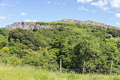 
Morlais Castle Quarries, the Western quarries from the BMR, June 2014