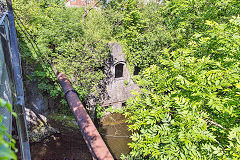 
Merthyr, Pont-y-Cafnau hydro-electric power station, June 2014