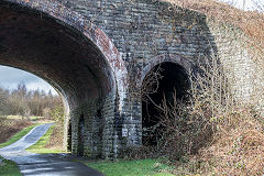 
The Vale of Neath Railway's bridge over the Glamorganshire Canal, April 2018