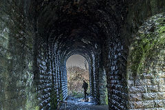 
The Vale of Neath Railway's bridge over the Glamorganshire Canal, April 2018