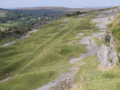 
Morlais Castle Quarries, the first Western quarry, September 2021