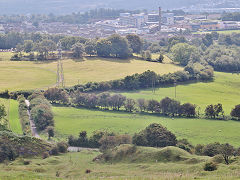 
Morlais Castle Quarries, the tramroad from Merthyr, September 2021