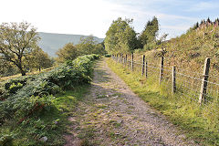 
Neuadd Reservoir railway, Torpantau, September 2014