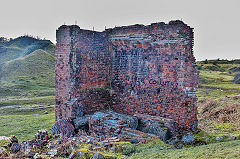 
Pant Quarries, the base of a water tank possibly, March 2020