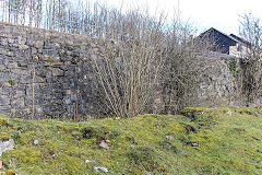 
Pant Quarries, retaining wall, March 2020