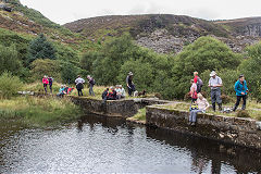 
The upper dam at Blaenrhondda, September 2019