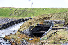 
Lluest-wen reservoir outfall building, October 2019