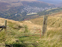 
Tylorstown, level by tip and incline, October 2008