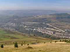 
Tylorstown, tramway from level, October 2008