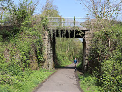 
Blaengwawr footpath bridge, Aberdare, April 2025