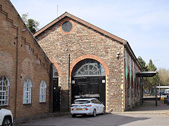 
Gadlys Museum, Aberdare, once the tram shed for the UDC electric tramway, March 2021