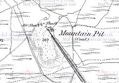 
Mountain Pit, Blaen-nant, 1868, © Crown Copyright reserved