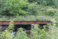 
GWR iron bridge, Gelli, Cymmer, August 2016