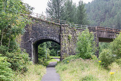 GWR bridge, Cymmer, August 2016