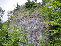 Gelliau Colliery engine house, July 2021
